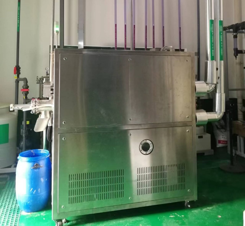 阿瓦提县无锡某电子汽车有限公司ZQ-JJ-1T蒸汽低温结晶蒸发设备制程废液案例
